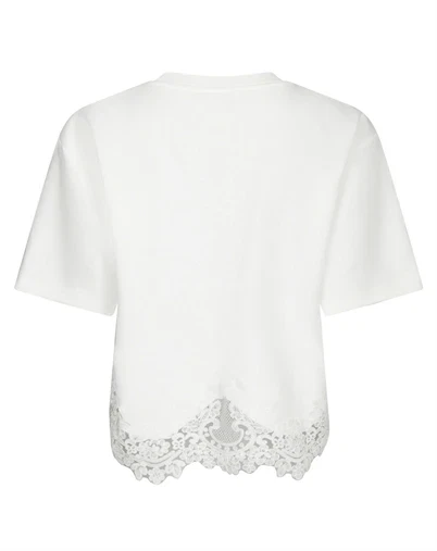 Neo Noir - Iria Lace T-shirt - White